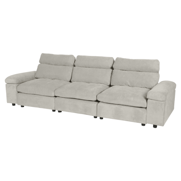 Ъглов диван POKO - шампанско C02