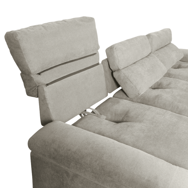 Ъглов диван POKO - шампанско C02