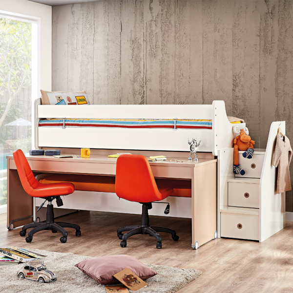 Детско легло с чекмеджета JOYIN 90 х 200