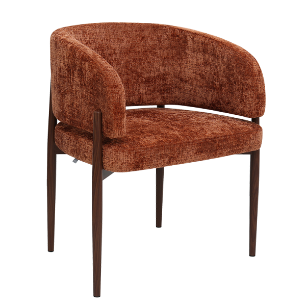 Трапезен стол RIMAR - оранжев 52 WAL