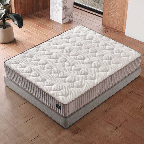 Тапицирана спалня с матрак MOONLIGHT 140 x 200 - бежов 03