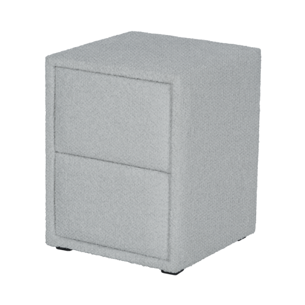 Нощно шкафче за спалня DIANA - светлосив 326