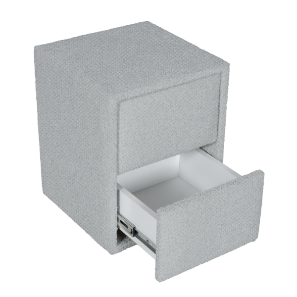 Нощно шкафче за спалня DIANA - светлосив 326