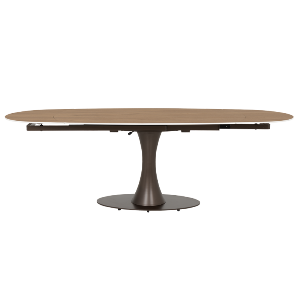 Разтегателна трапезна маса CARLOS - тъмен орех