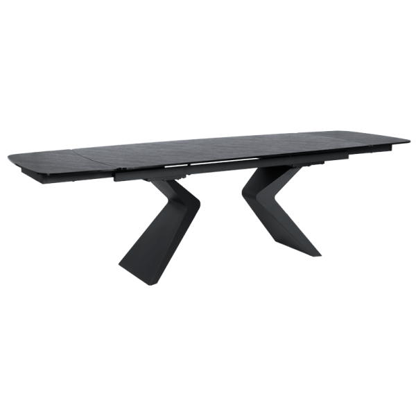 Разтегателна трапезна маса MARIPA - черна