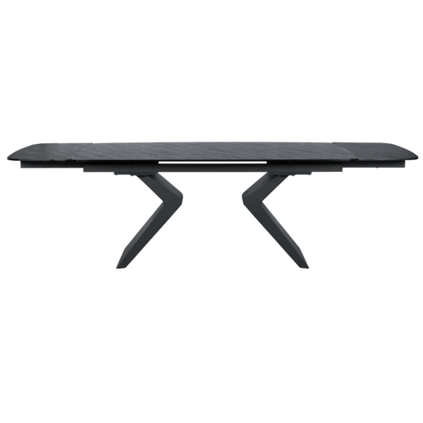 Разтегателна трапезна маса MARIPA - черна