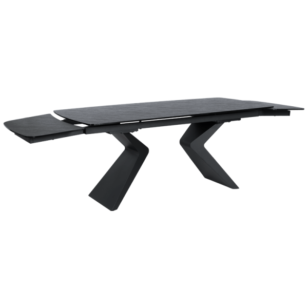 Разтегателна трапезна маса MARIPA - черна