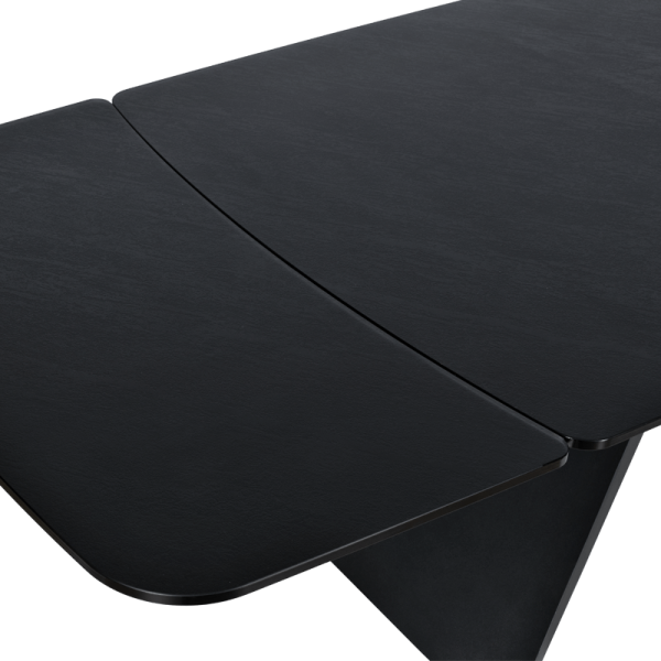 Разтегателна трапезна маса MARIPA - черна