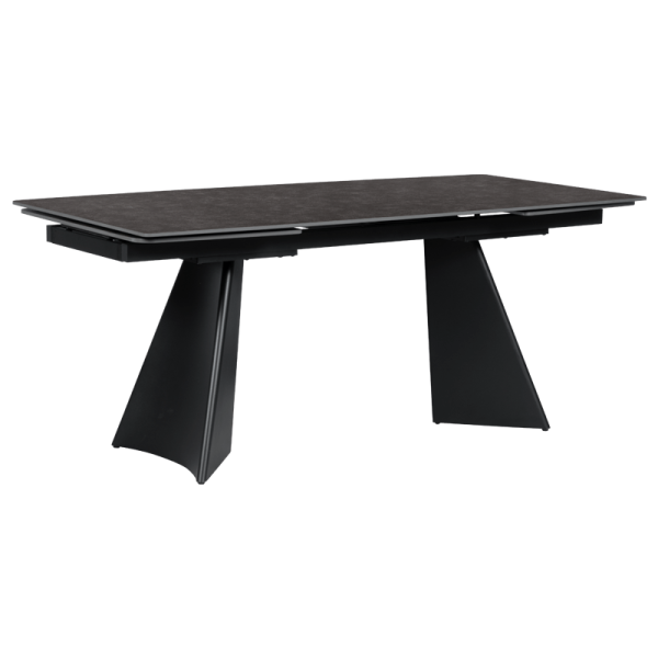 Разтегателна трапезна маса CARORA - черна