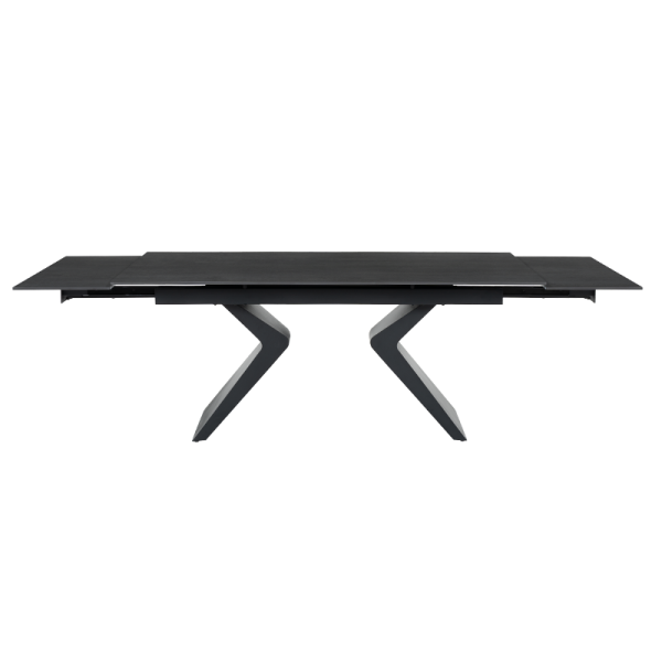 Разтегателна трапезна маса GUAMA - черна