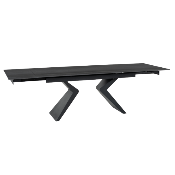 Разтегателна трапезна маса GUAMA - черна