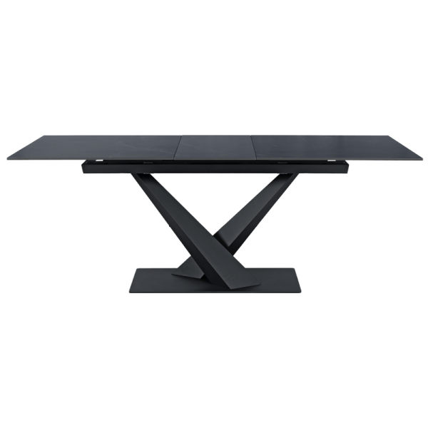 Разтегателна трапезна маса TINACO - черна