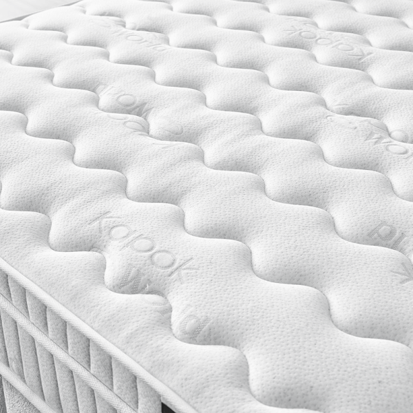 Тапицирана спалня с матрак PAROS 180 х 200 - сребърен AN