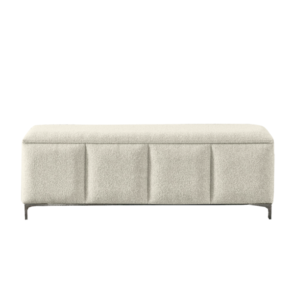Тапицирана пейка с ракла за спалня I SLEEP 180 x 200 - шампанско 318