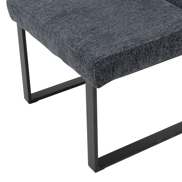 Трапезен стол HANAM - тъмносив R 16