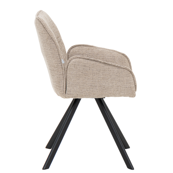 Трапезен стол ULSAN - бежов L64