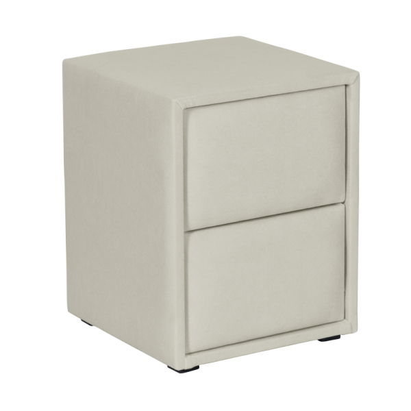 Нощно шкафче за спалня PERRY LUX - крем 01
