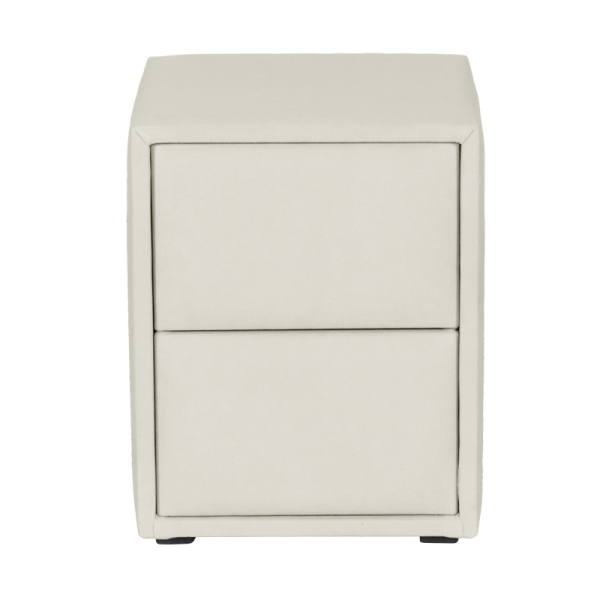 Нощно шкафче за спалня PERRY LUX - крем 01