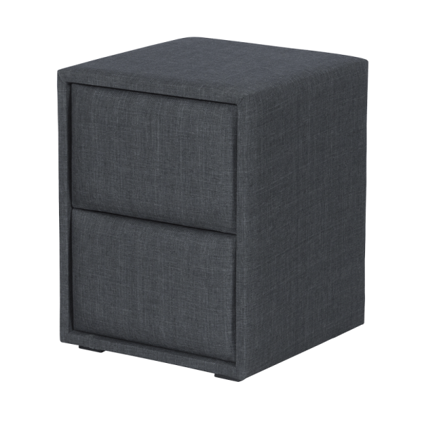 Нощно шкафче за спалня COTTON - графит 501