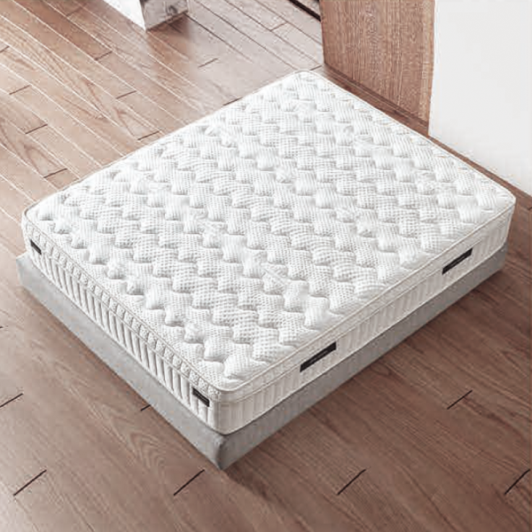 Тапицирана спалня с матрак ASTRA 160 x 200 - перла SY