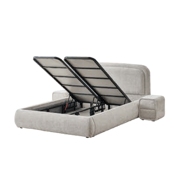 Тапицирана спалня с матрак NOVA 180 x 200 - перла SY