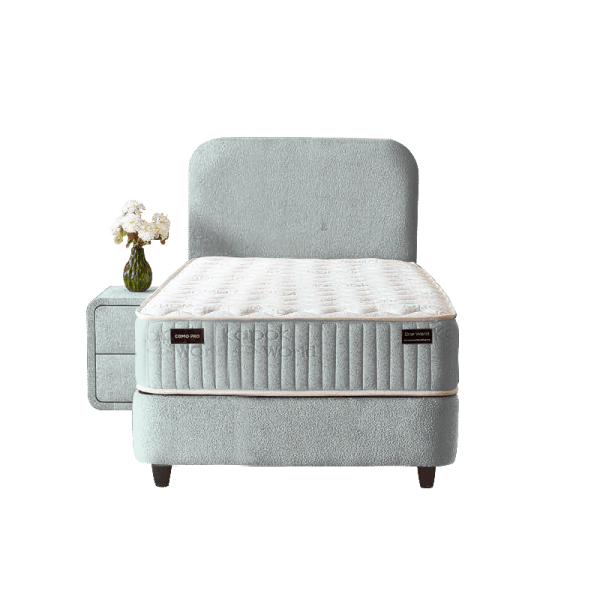 Тапицирано легло с матрак COMO PRO 90 x 200 - сив P