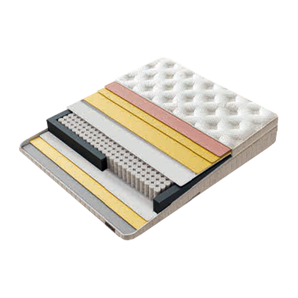 Тапицирана спалня с матрак MINI PUZZLE 160 х 200 - бежов 04