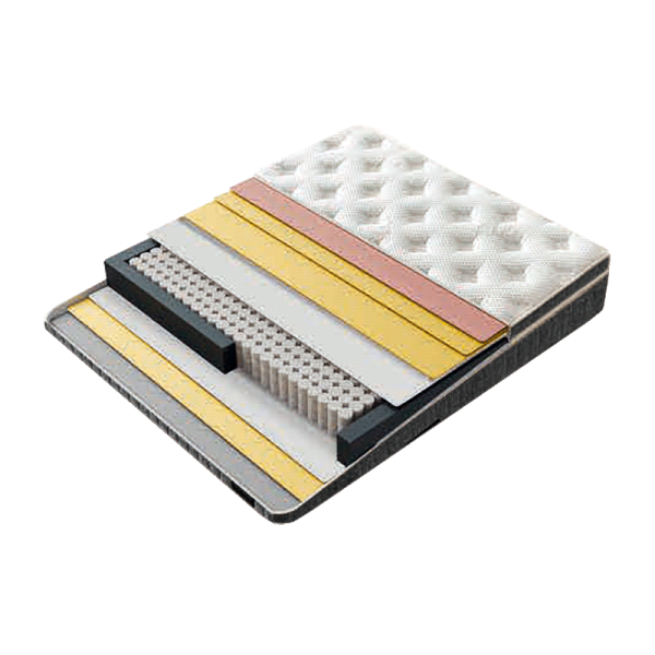 Тапицирана спалня с матрак MINI PUZZLE 160 х 200 - сив 18