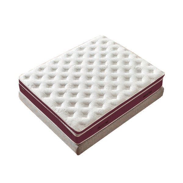 Тапицирана спалня с матрак MINI PUZZLE 160 х 200 - бордо 59