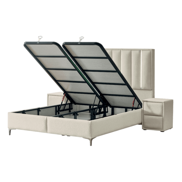 Тапицирана спалня с матрак MINI MOONLIGHT 180 х 200 - бежов 02