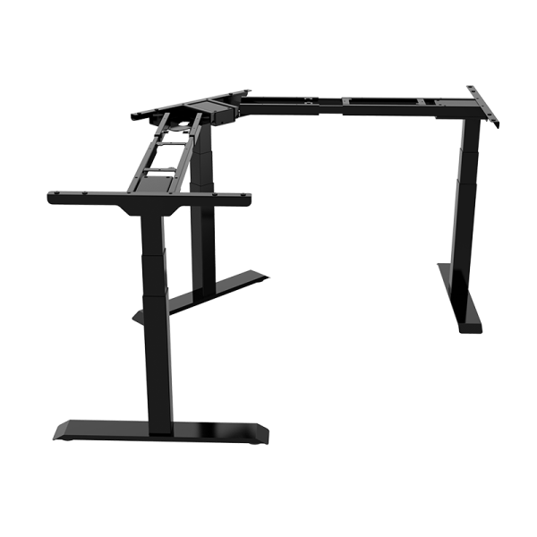 Повдигаща рамка за регулируемо ъглово бюро Carmen CR-223 C - черна