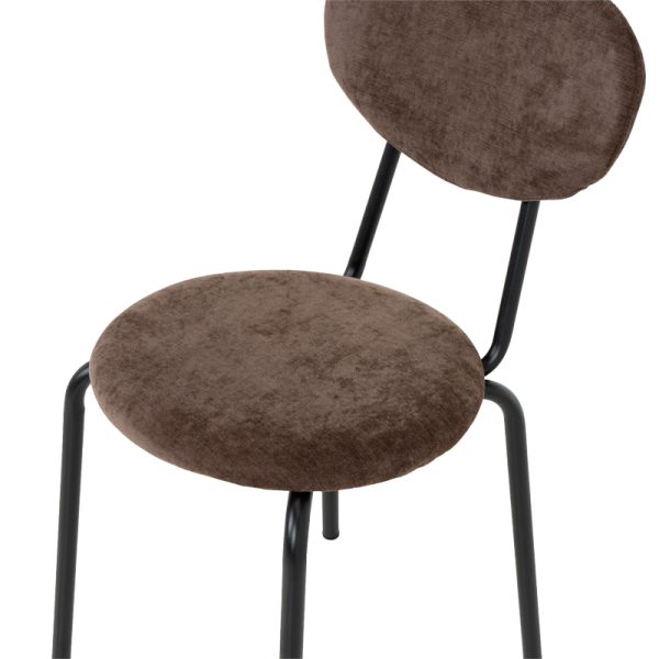 Трапезен стол DINE - тъмнокафяв M45