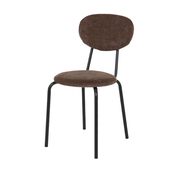 Трапезен стол DINE - тъмнокафяв M45