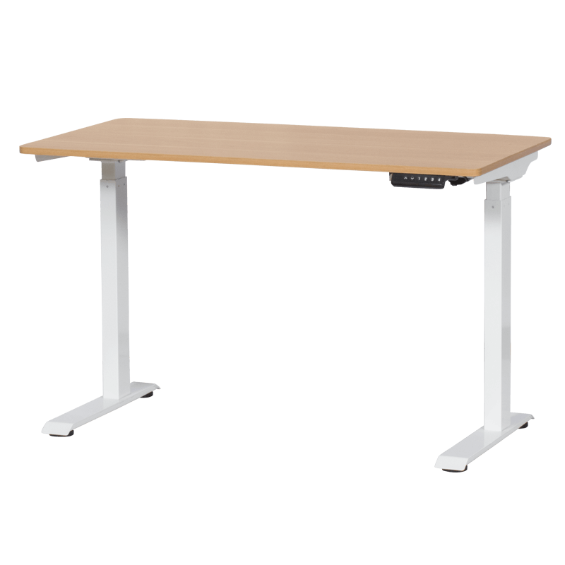 Ергономично бюро с регулиране на височината Carmen CR-119 - бук-бял