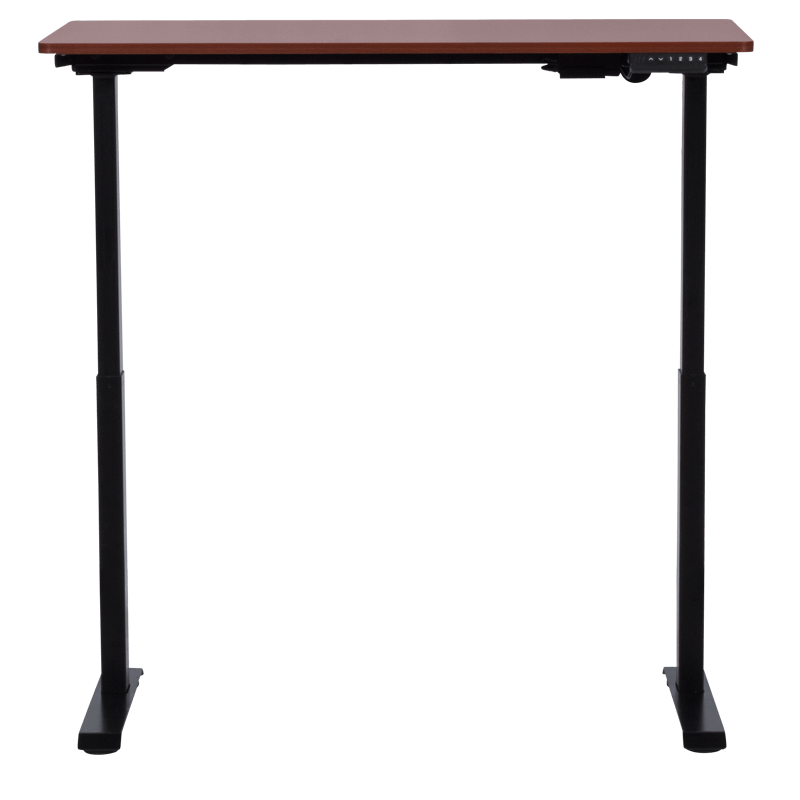 Ергономично бюро с регулиране на височината Carmen CR-119 - махагон-черен
