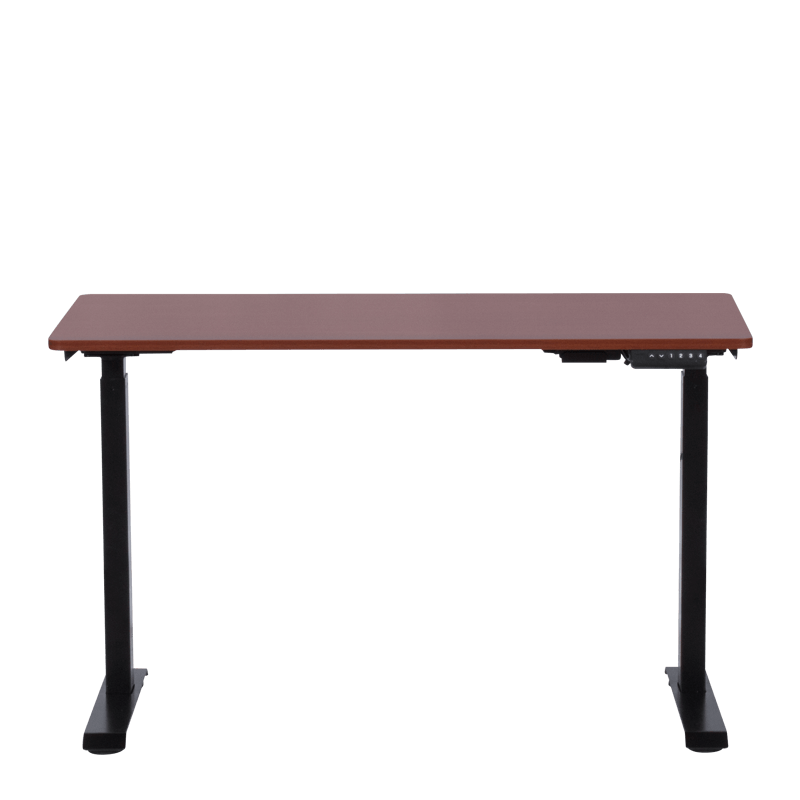 Ергономично бюро с регулиране на височината Carmen CR-119 - махагон-черен