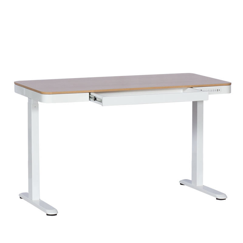 Ергономично регулируемо бюро Carmen CR-118 E - бук-бял