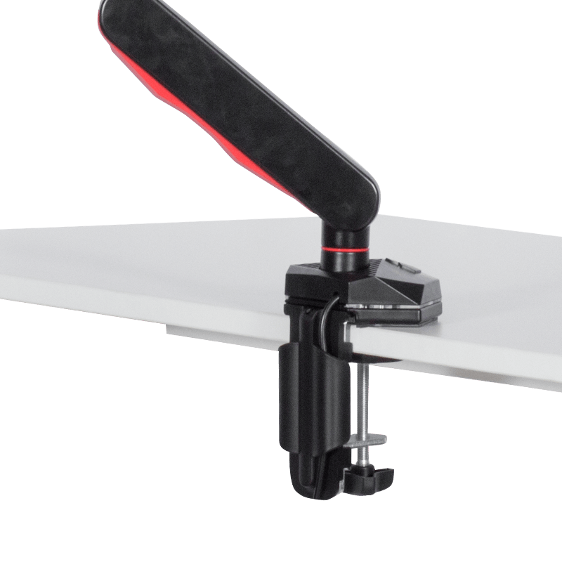 Геймърска стойка за монитор с газов амортисьор Carmen CR-530 - черно - червена