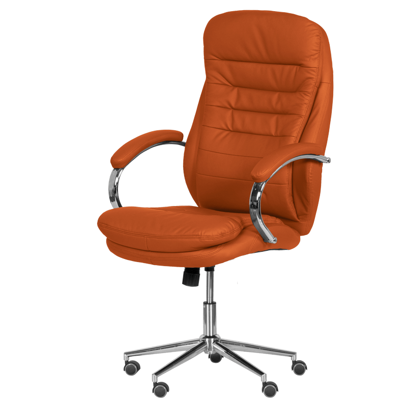 Президентски офис стол Carmen 6113-1 - оранжев