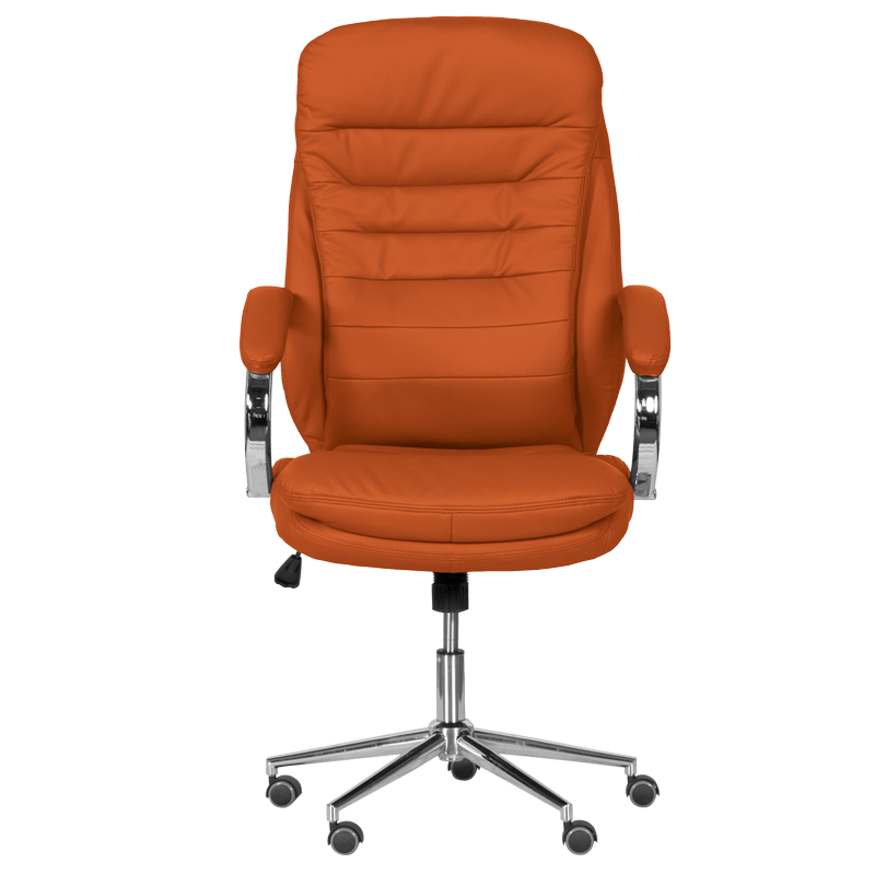 Президентски офис стол Carmen 6113-1 - оранжев