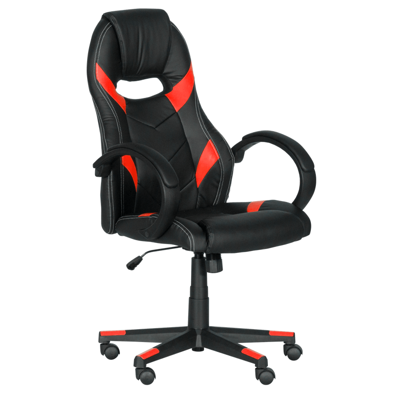 Геймърски стол Carmen 7605 - черен - червен