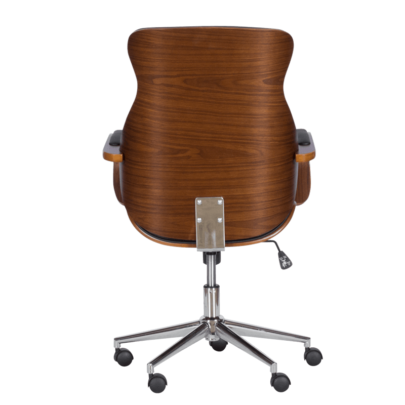 Президентски офис стол Carmen 6402 - орех - черно