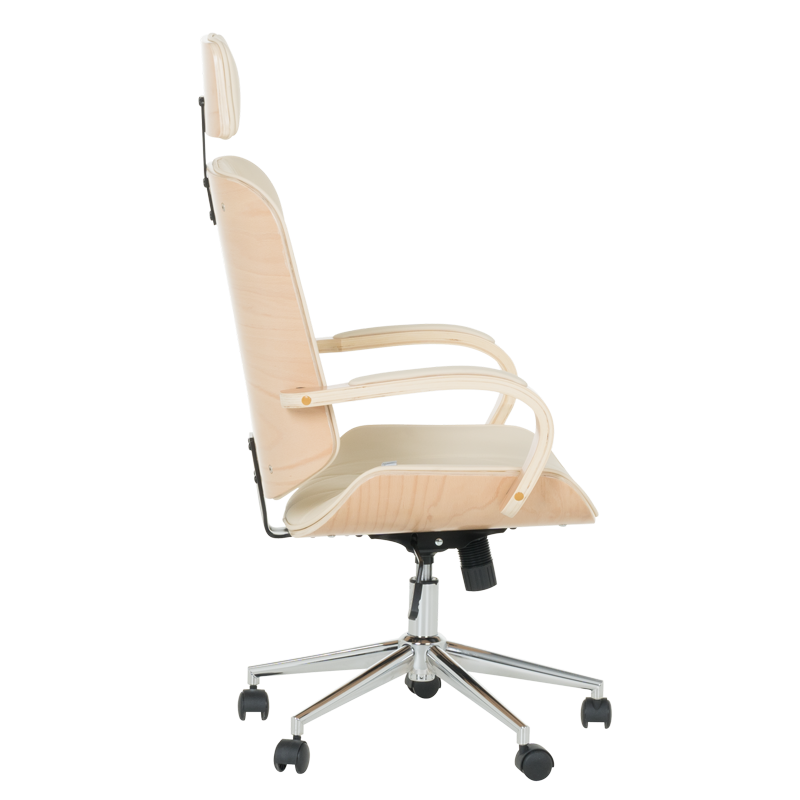 Президентски офис стол Carmen 6404 - бук-крем