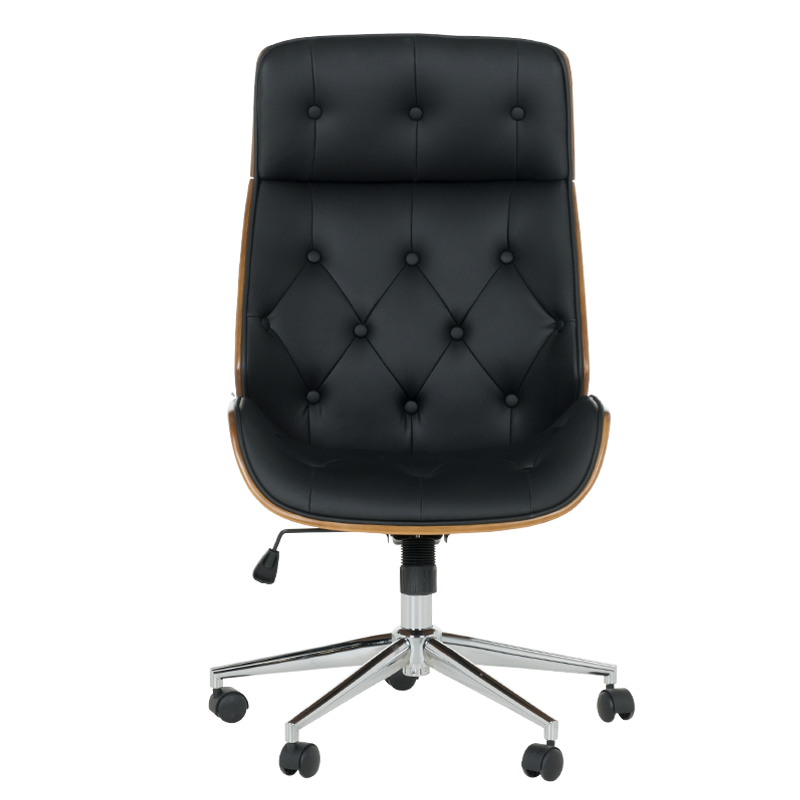 Офис кресло Carmen 6407 - орех-черен