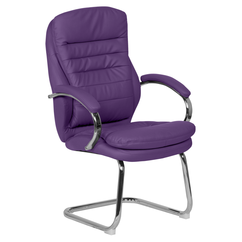 Посетителски стол Carmen 6154 - лилав