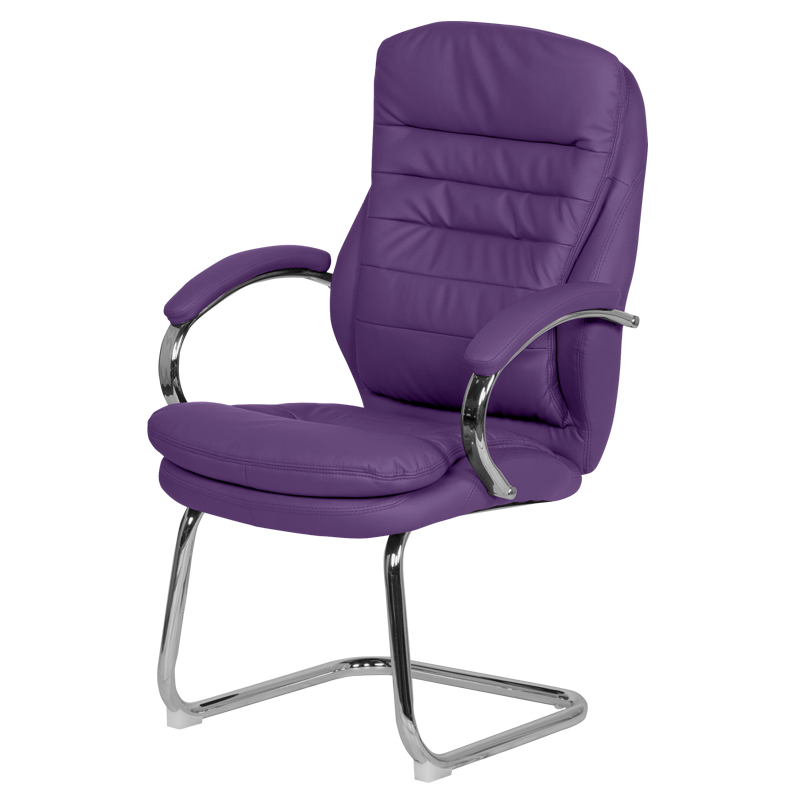 Посетителски стол Carmen 6154 - лилав