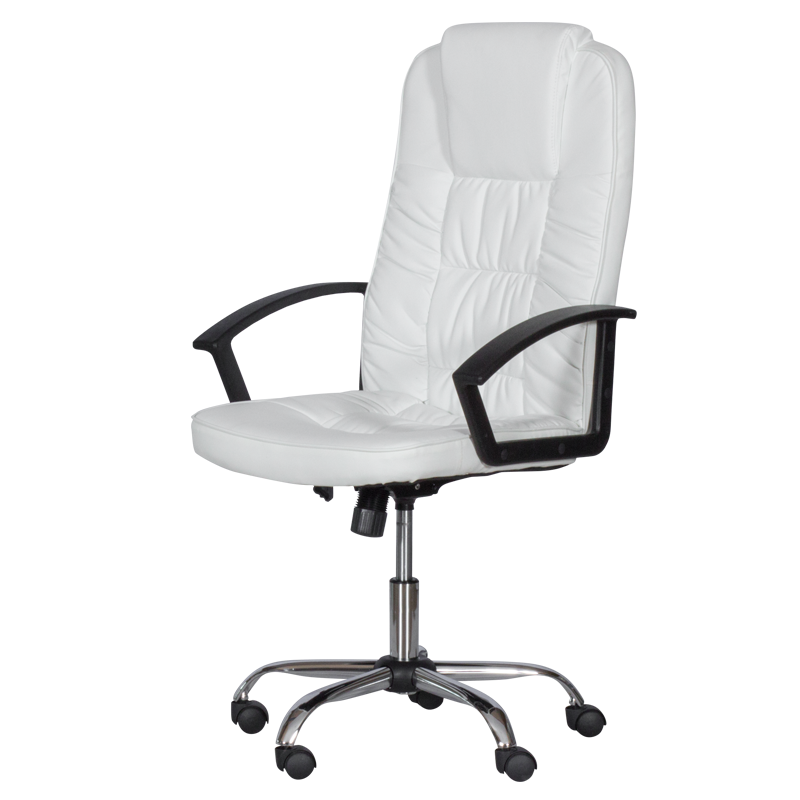 Президентски офис стол Carmen 6681 - бял