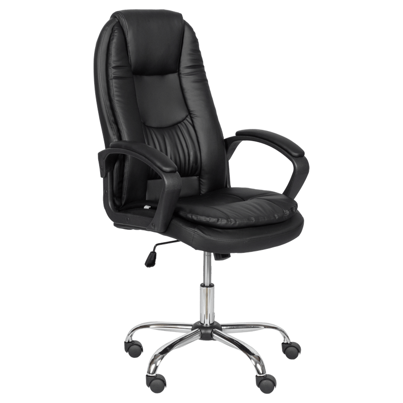 Президентски офис стол Carmen 6682-1 LUX - черен