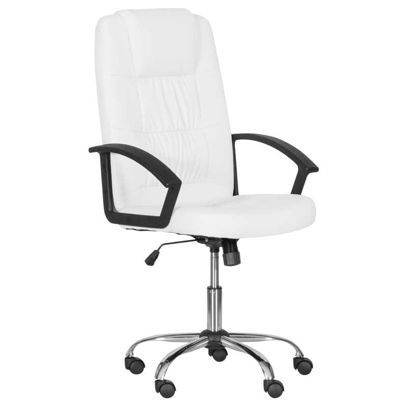 Президентски офис стол Carmen 6076 - бял