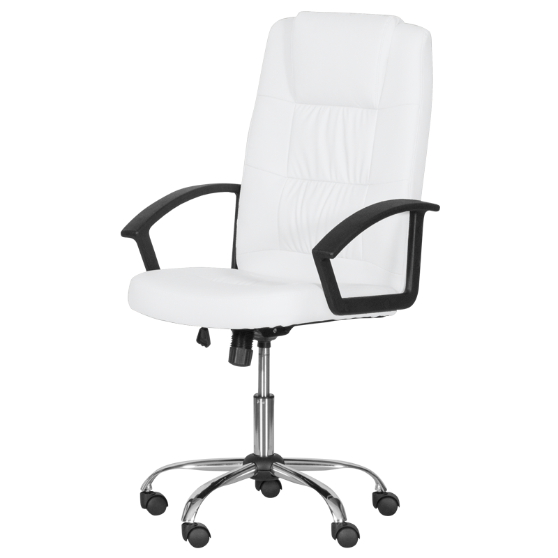 Президентски офис стол Carmen 6076 - бял